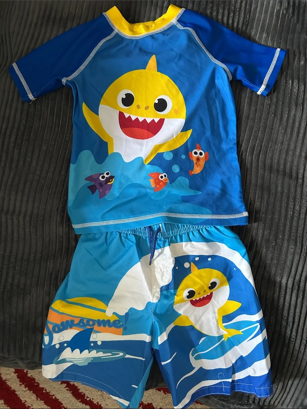 NWOT Baby Shark Kids Swim Set